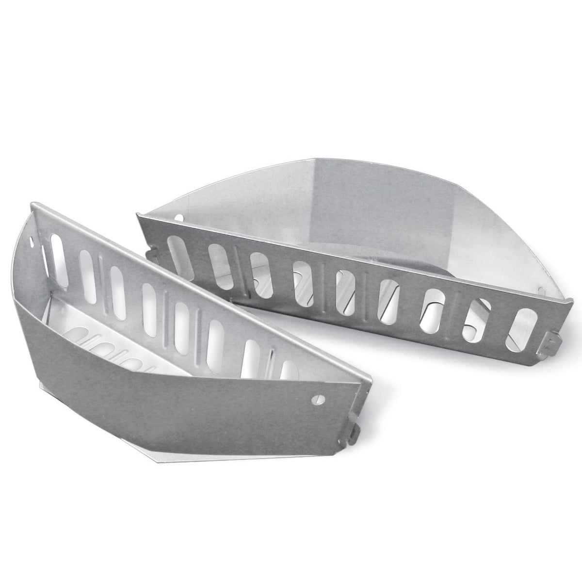 Weber Char-Basket briquet holders set of 2 for indirect grilling.