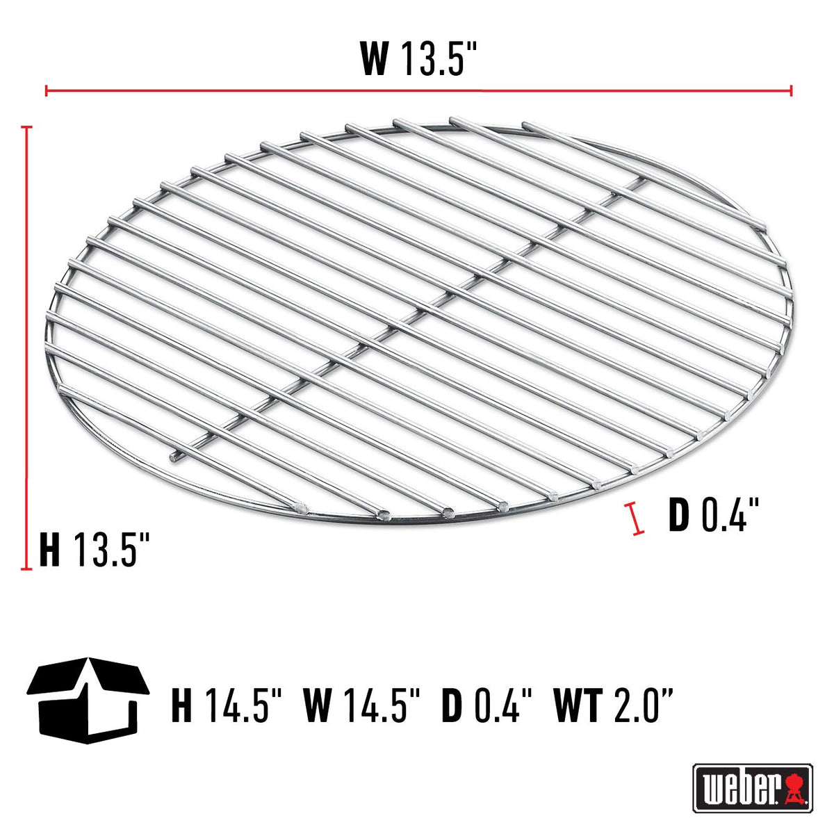 Weber charcoal grate showing briquette organization for steady grilling conditions.