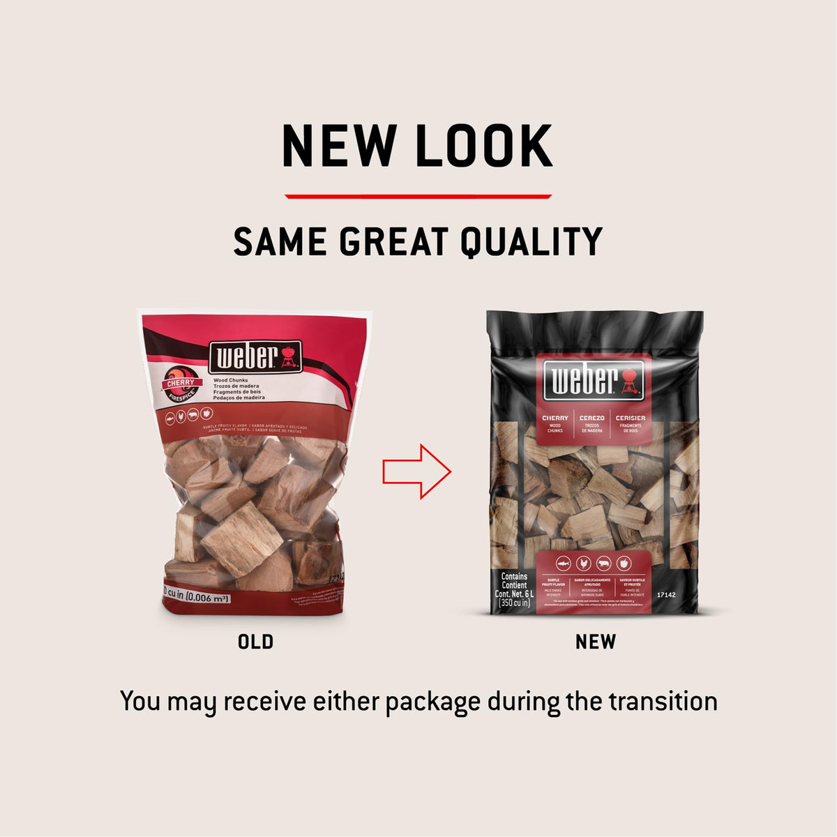 Weber Cherry Wood Chunks ideal with beef for nuanced barbecue