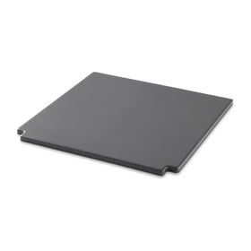 Weber Crafted Glazed Baking Stone on grill delivers crisp pizza crust