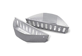 Weber durable briquet holders pair for Bar-B-Kettle and more grills.