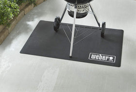 Weber Floor Protection Mat weather-resistant design endures rain and sun outdoors