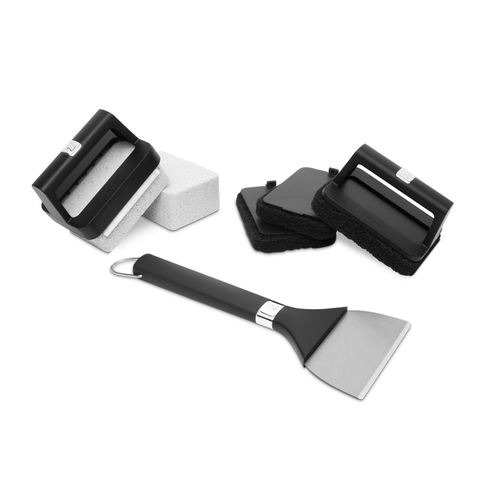 Weber detail scraper for deep cleaning of griddle debris