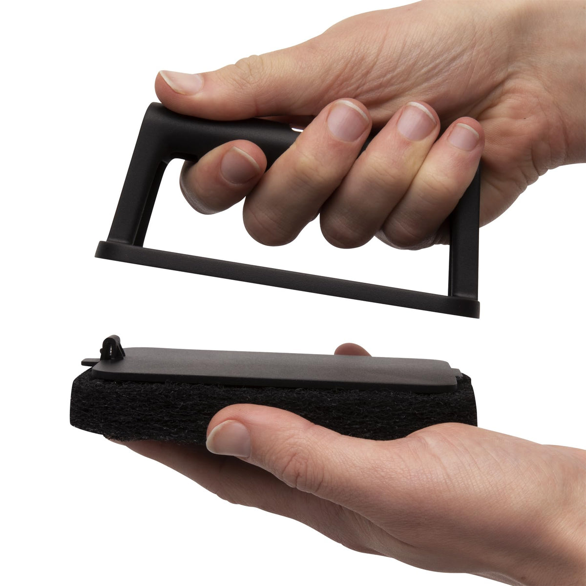 Weber easy grip handles for comfortable, secure cleaning