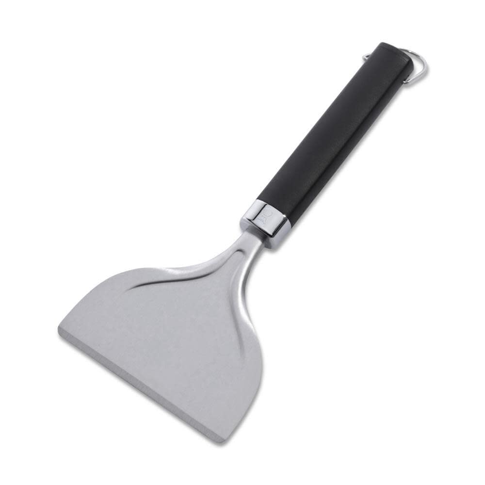 Weber griddle scraper efficiently removes grease and grime