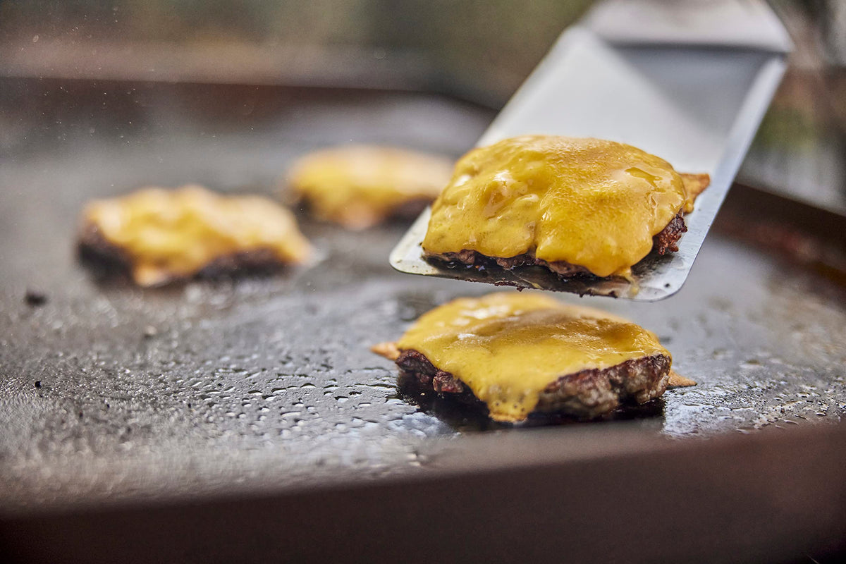 Weber Griddle Spatula durable stainless steel endures high heat