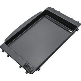 Weber Spirit 2-burner griddle mounted for even heating across meals.