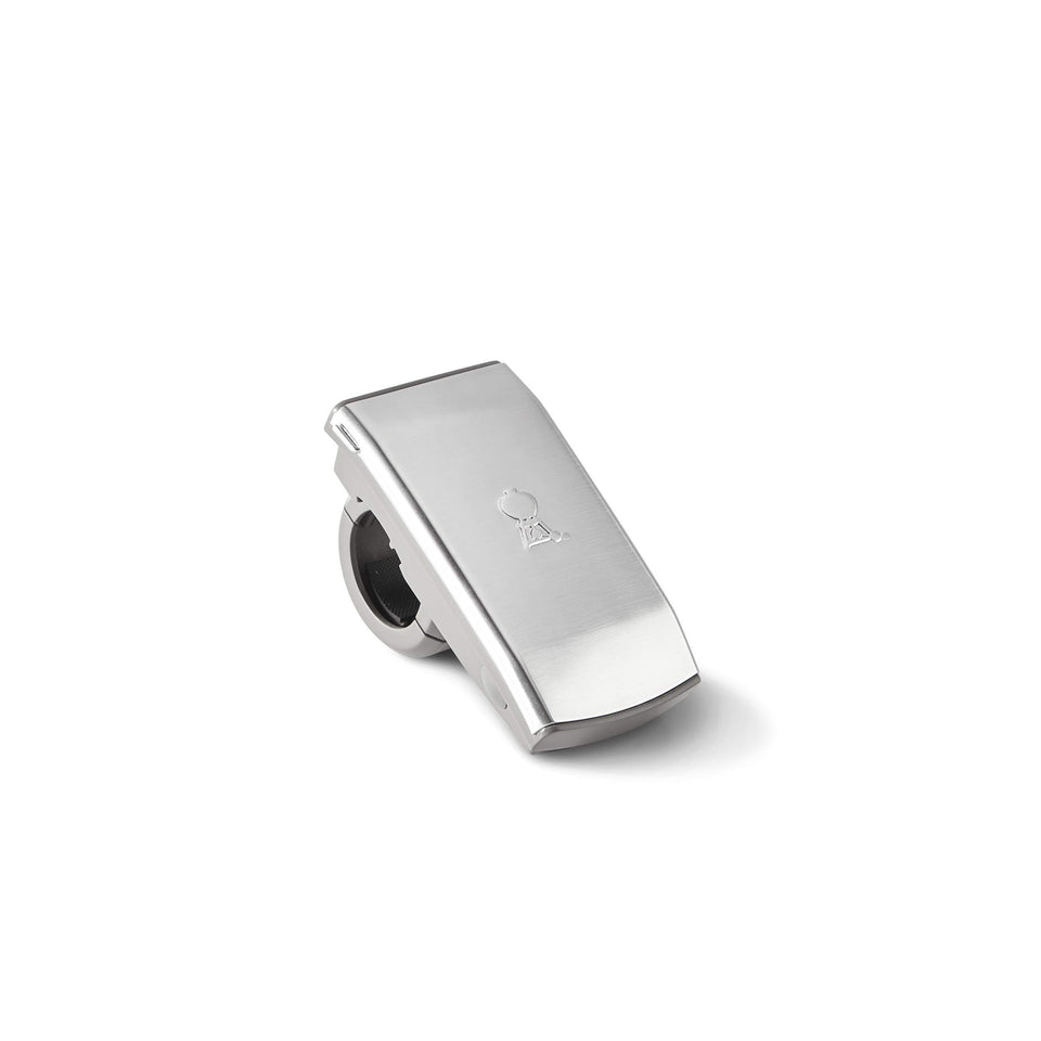 Weber Handle Grill N Go Light mounted to grill handle for hands-free illumination.