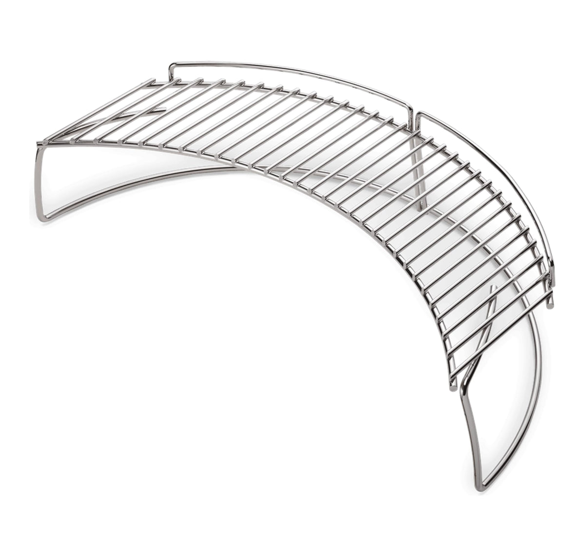 Weber heavy-duty plated steel construction ensures durable grilling use.