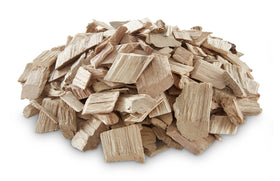 Weber Hickory smoking chips bag used to create subtle backyard smoke.