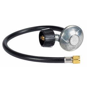 Weber hose-regulator kit parts inspection confirms compatibility and authenticity.