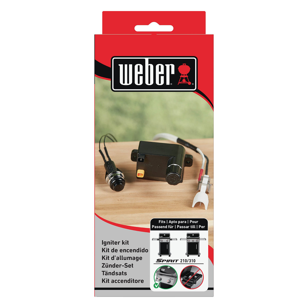 Spirit 210 compatibility with Weber igniter kit