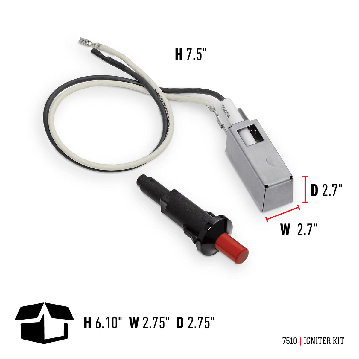 Weber instruction sheet included for easy ignition kit replacement steps