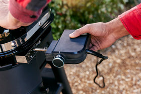 Weber Lumin keep warm mode for buffet style serving