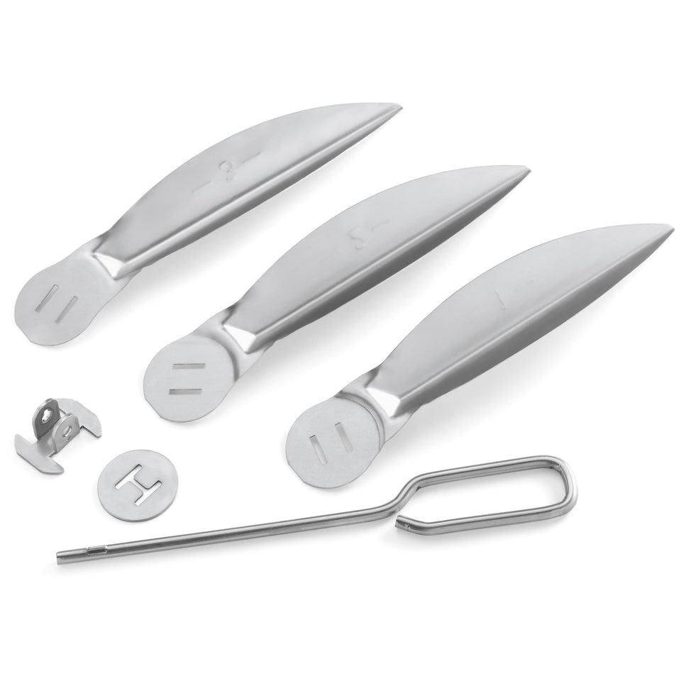 Weber One-Touch Cleaning Kit Silver assembly for quick grill refresh and easier maintenance.