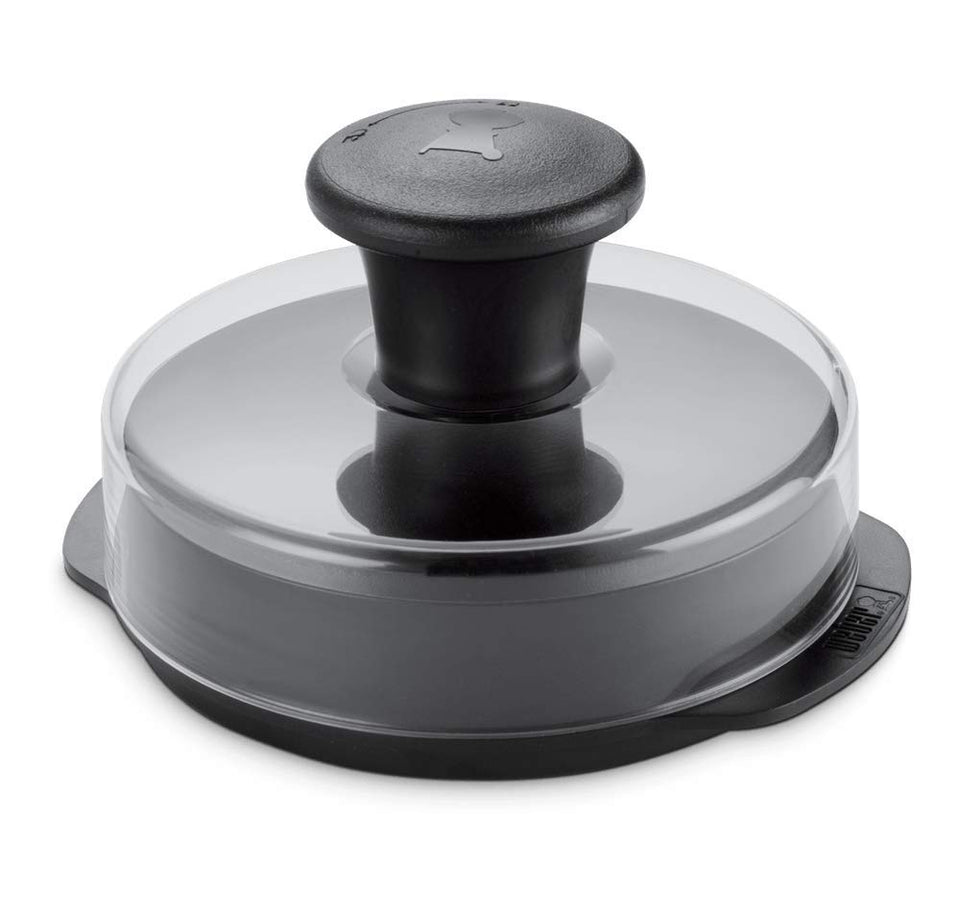Weber Original Burger Press base creating flat patties for grilling