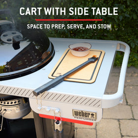Weber Performer 22-Inch One-Touch cleaning system simplifying ash removal
