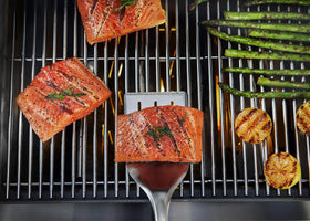 Weber Precision 3-Piece Grilling Tool Set soft-touch handles improve grip