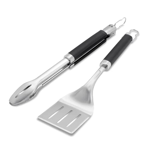 Weber Precision Tongs Non-Slip Grip for steady control