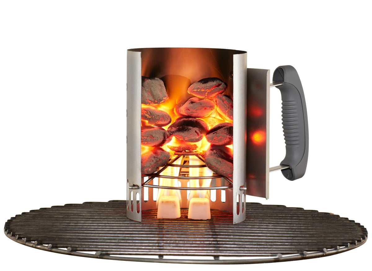 Weber Rapidfire fits Smokey Joe and Jumbo Joe for efficient ignition on small grills.