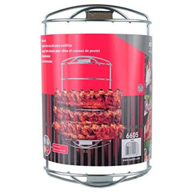 Weber Rib Rack supports ribs on charcoal grills for even heat circulation.