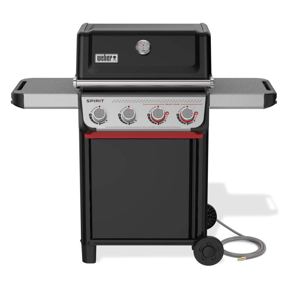 Weber Spirit E-425 Boost Burners delivering bold searing in the Sear Zone.