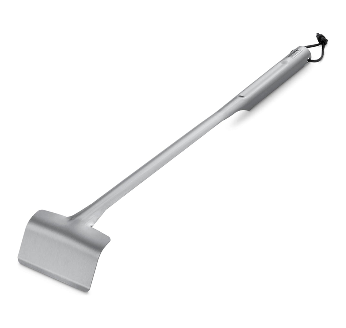 Weber tool hooks on the kettle for easy access to tongs and spatula.