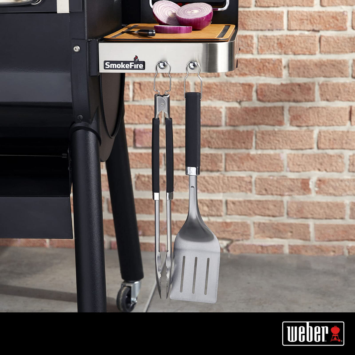 Weber Tools Metal Loop Hanging for convenient storage when not in use