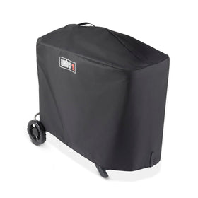 Weber Traveler Premium fabric close-up shows durable, water-resistant surface