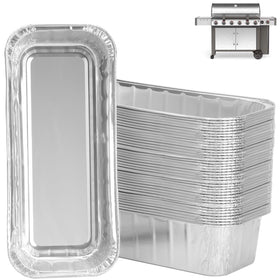 WEBROIL 40-pack grease tray liners for quick, mess-free grilling cleanup.