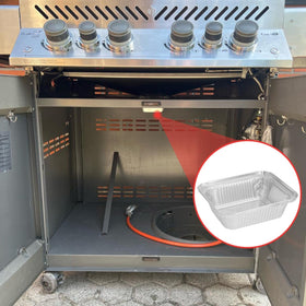 WEBROIL 62007 liner dimensions show 6x5 inches for precise fit.