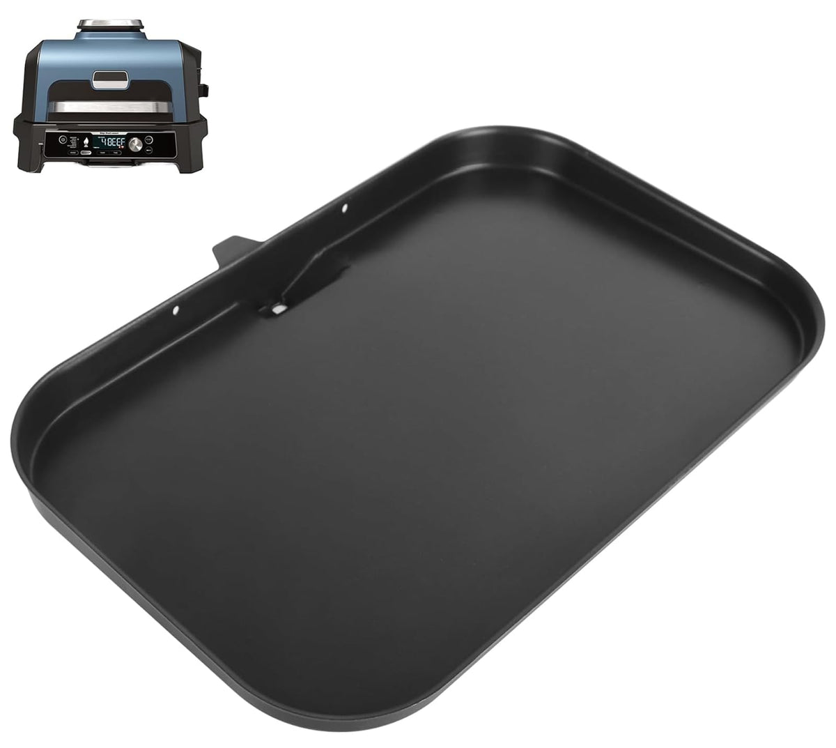 Webroil OG951 griddle pan front view for Ninja Woodfire Pro XL