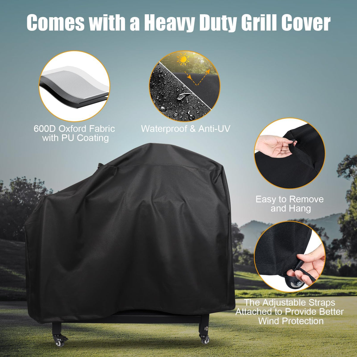 WEBROIL heavy-duty steel frame with powder coating ensures lasting durability.