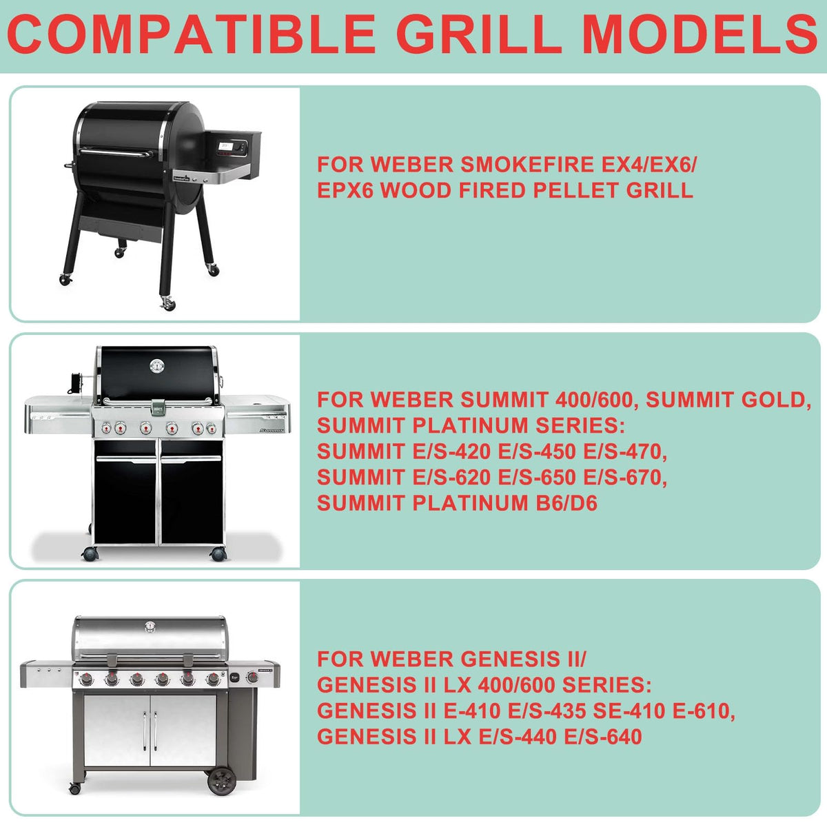 WEBROIL liners fit Weber Genesis II grills, simplifying grease management.