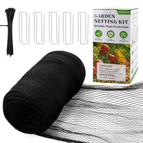 Webuys Bird Netting Kit covers 13x40 ft to deter birds from crops.