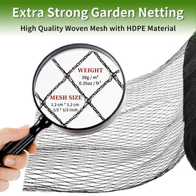 Webuys 50 zip ties enable quick, clean installation around plants.