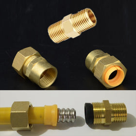 WedFeir package contents include three 3/8 inch fittings and plugs.