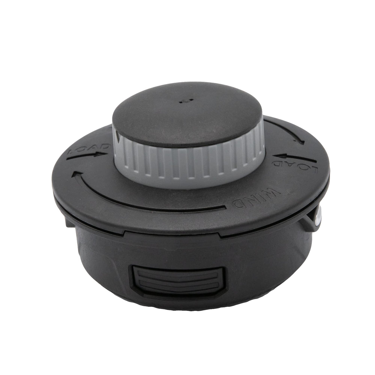 Weed Warrior Autowinder II bump head enables easy line loading on gas trimmers.
