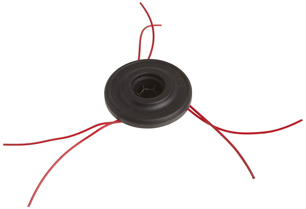 WEED WARRIOR PivotTrim head in-pack shows quick setup with premium line included.
