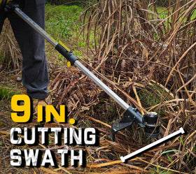 WeeLun trimmer line assembly for fast, clean trims along lawns and borders.