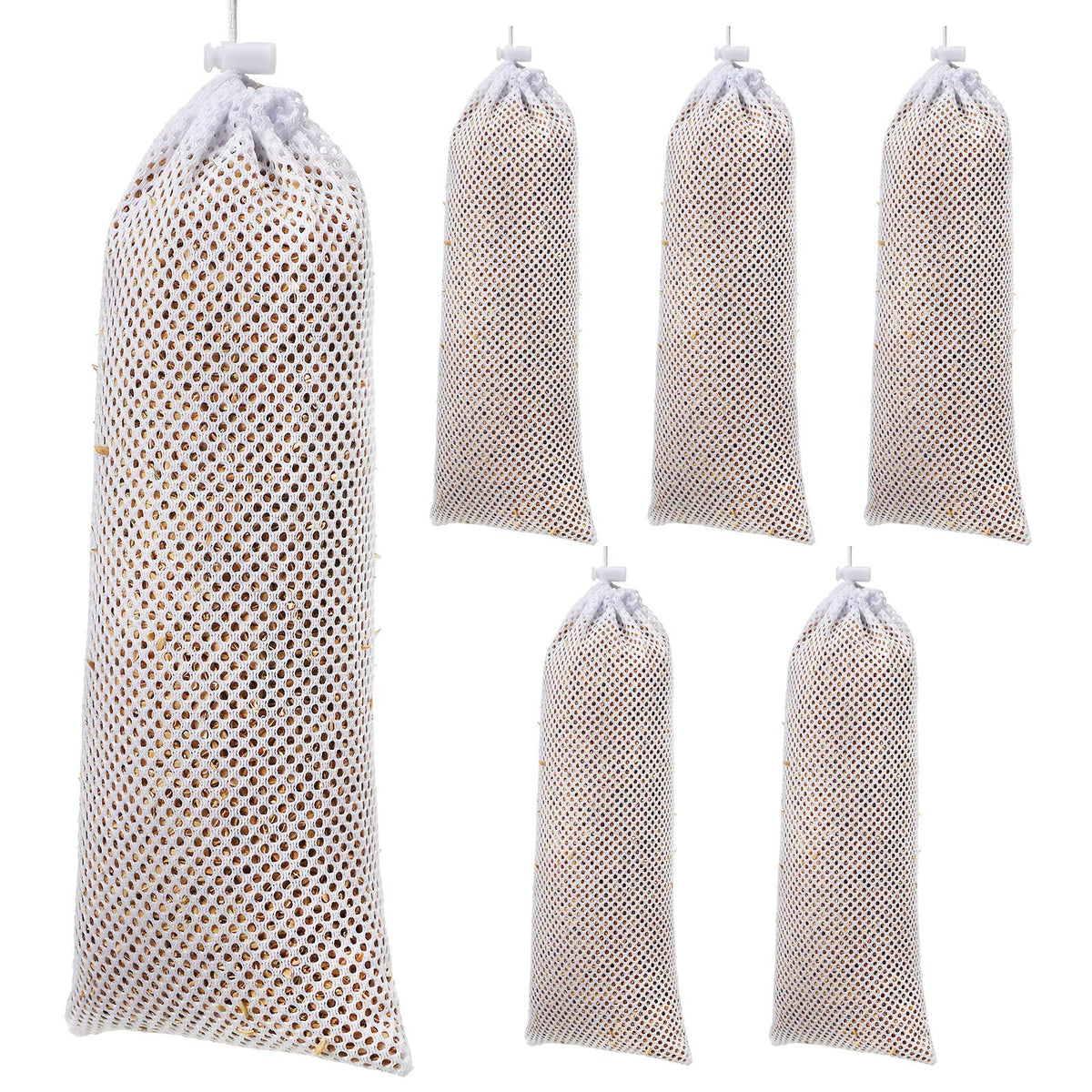 Weewooday Finch Sock Feeder front view for compact outdoor use