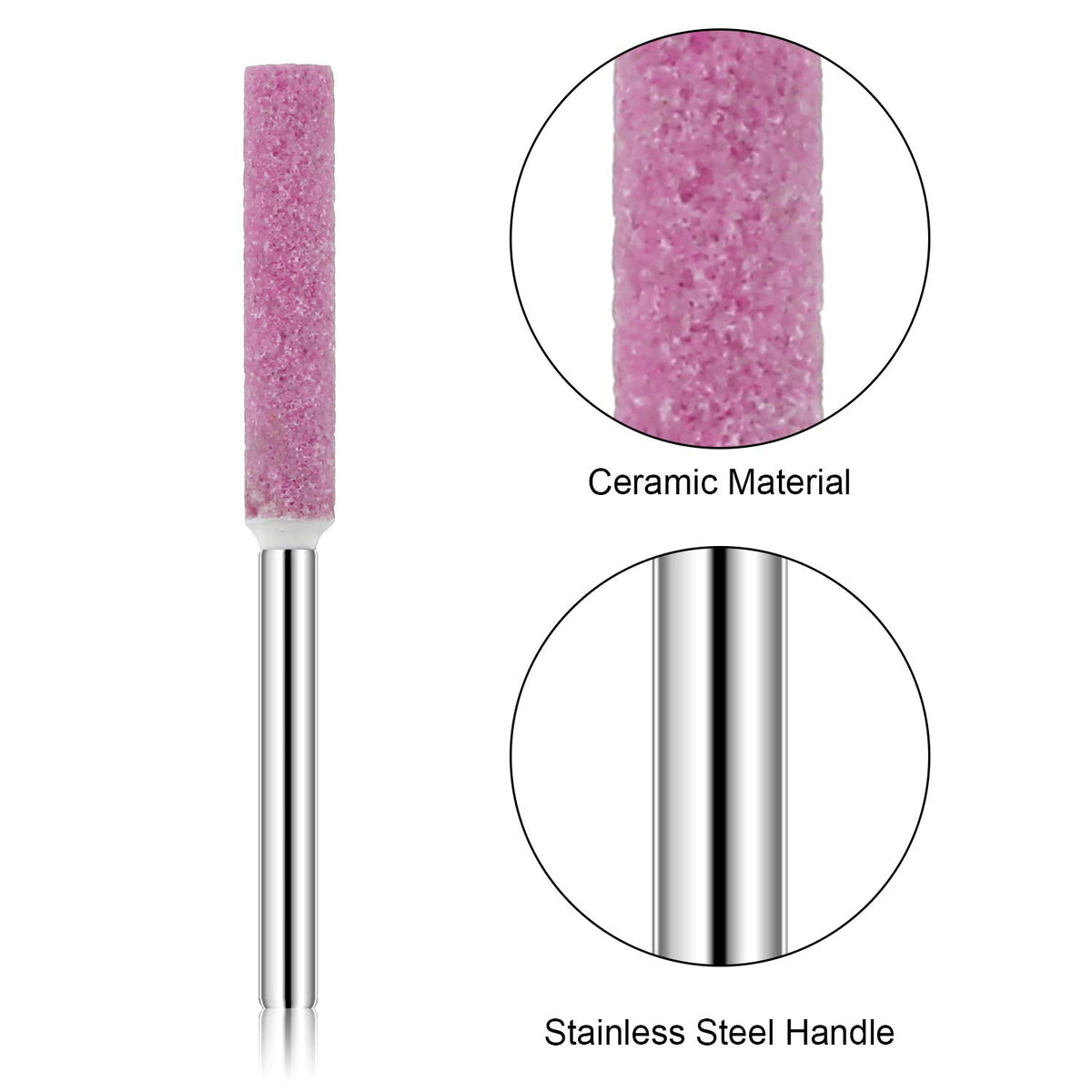 Weewooday grinding head diameter 4.8 mm enables clean surface finishing