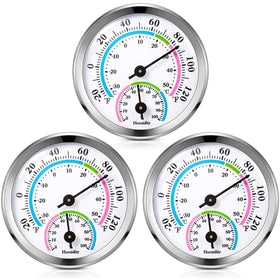 Weewooday 2-in-1 thermometer hygrometer with compact display for precise indoor/outdoor readings