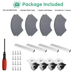 WEIBIDA heavy-duty garden utility mover simplifies large item relocation.