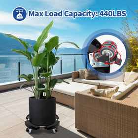 WEIBIDA heavy-duty swivel casters enable smooth repositioning on any surface