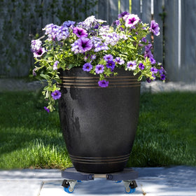 Weibida plant caddy wheels assembly steps demonstrate quick setup for immediate use