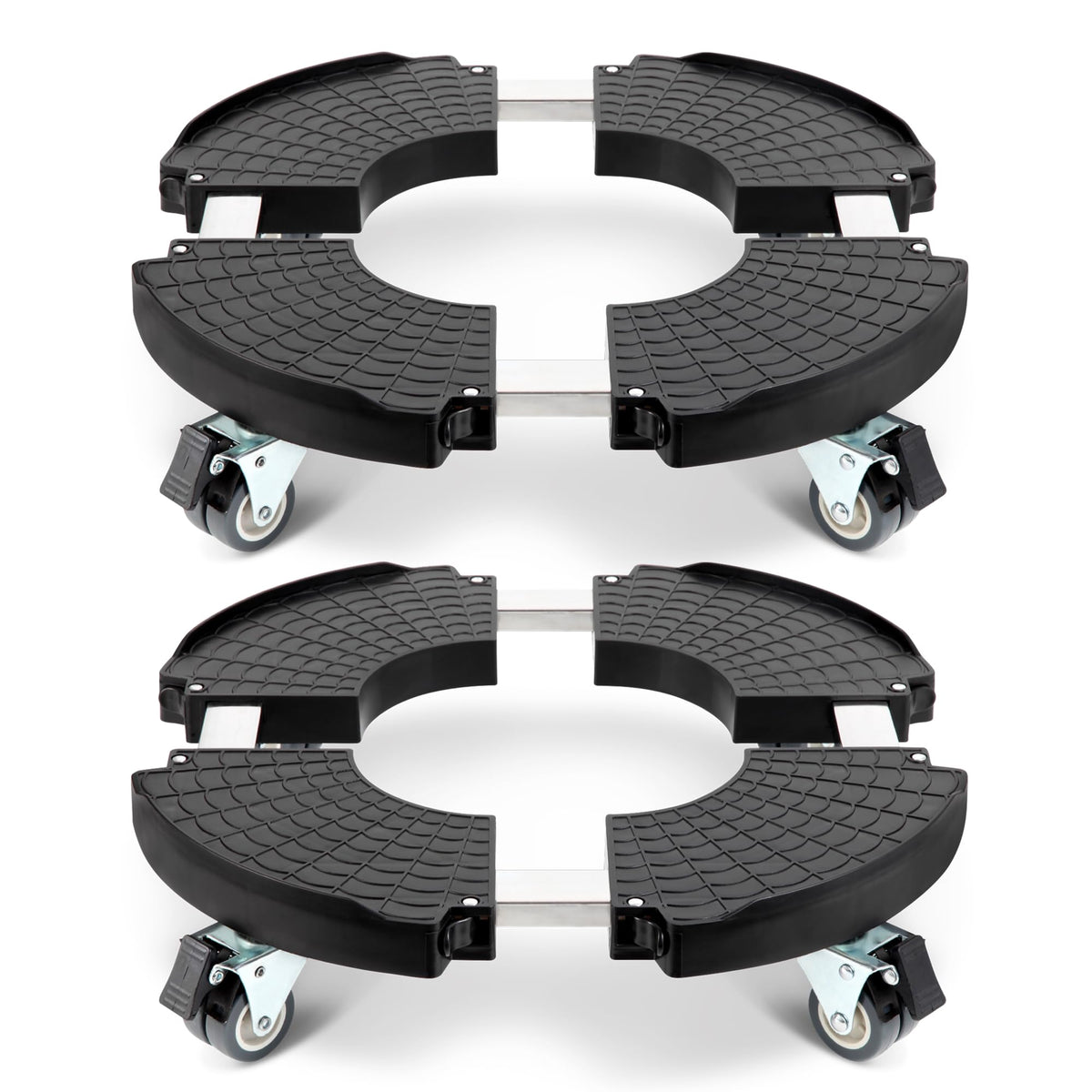 WEIBIDA plant dolly closeup shows smooth wheels for easy movement of heavy pots