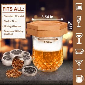 Stone ice cubes included for smoother, cooler drinks