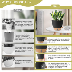 WEICHENGXING indoor outdoor plant pot elegant balance for home and patio
