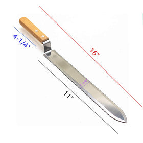 Weichuan 16-inch knife reaches honey frames for precise uncapping.